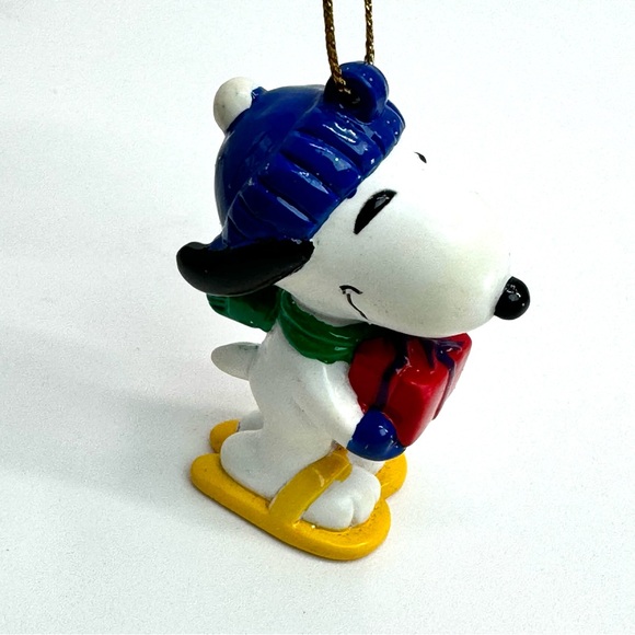 Vintage (2) Snoopy and Woodstock Christmas Tree Ornaments - Picture 6 of 14